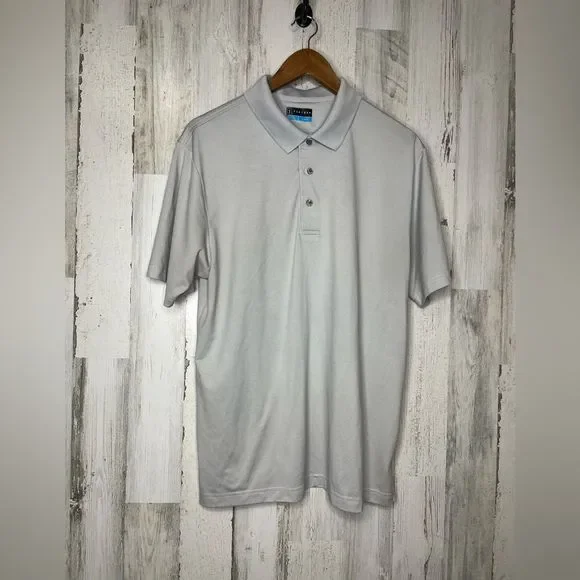 PGA Tour Shirt Men’s Polo Golf Gray Large - Picture 3 of 10